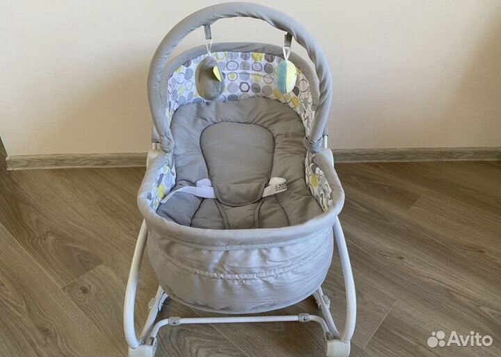 Колыбель баунсер, шезлонг детский Forest kids