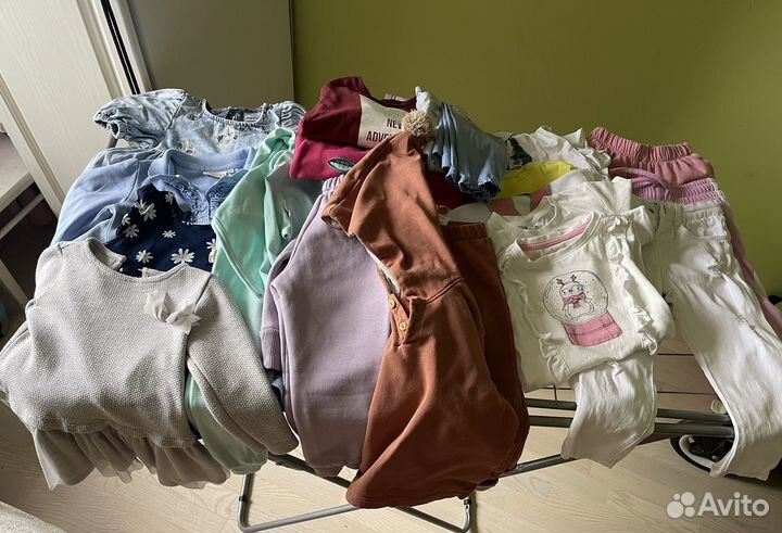 Одежда пакетом для девочки 86 92