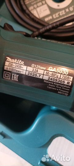 Makita ga5030 + кейс