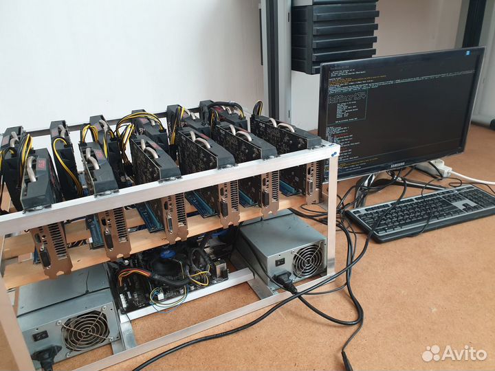 Видеокарты AMD RX470 12 шт