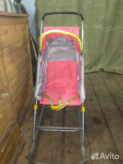 Детские санки коляска бу