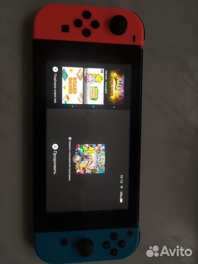 Nintendo switch rev 1 полный комплект + игра