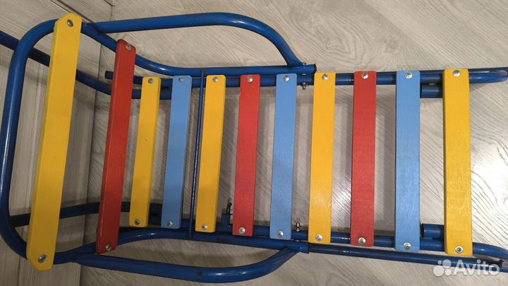 Санки детские с ручкой