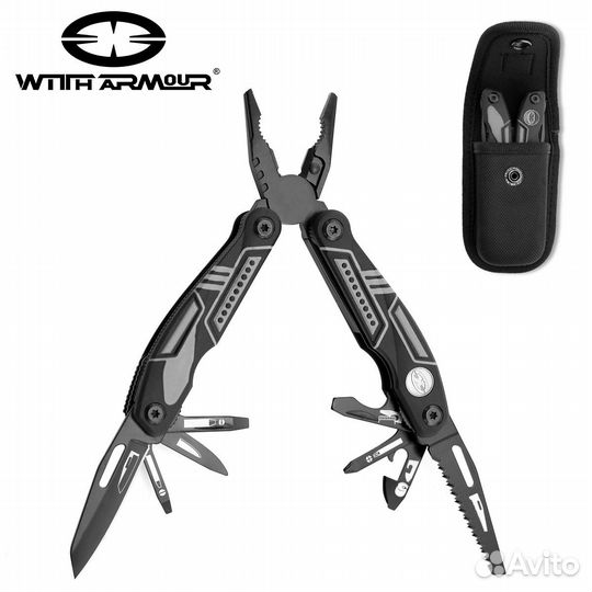 Мультитул с девятью предметами With Armour сталь 4