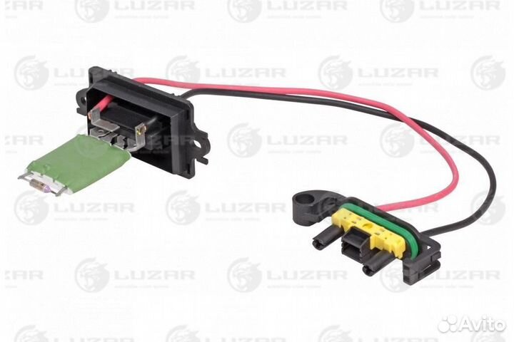 Резистор отопителя Renault Megane II 02- Luzar