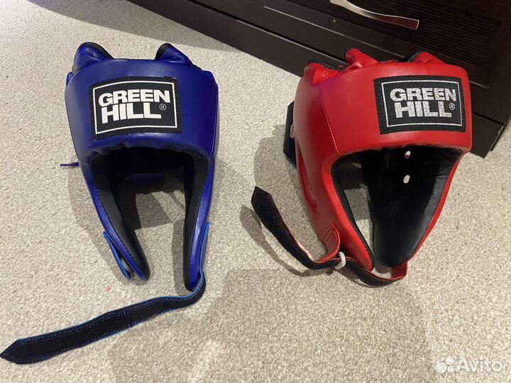 Шлем для бокса green hill