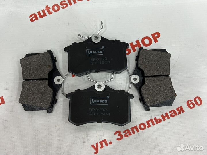 Колодки задние Renault Megan 2 Рено Меган 2