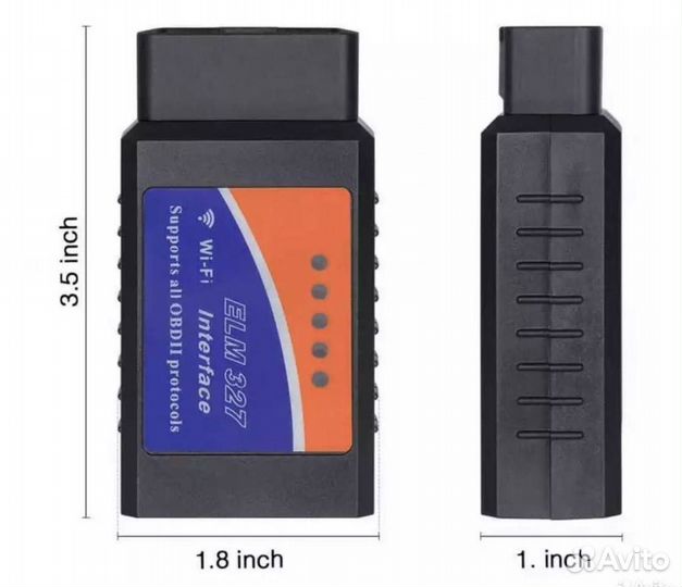 Автосканер ELM327 1.5 wifi для диагностики OBD2