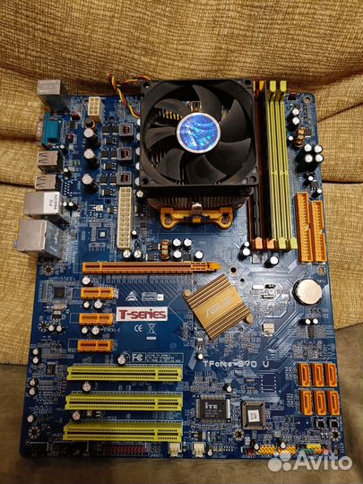 Материнская плата сокет AM2 комплект