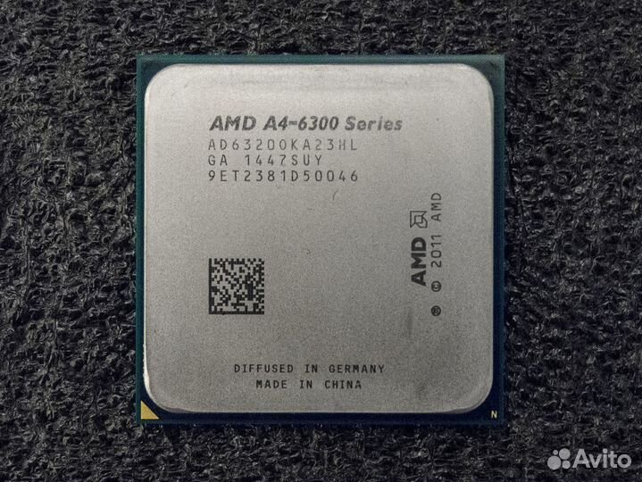 FM2 AMD A4-6320 / 2 ядра до 4.0ghz