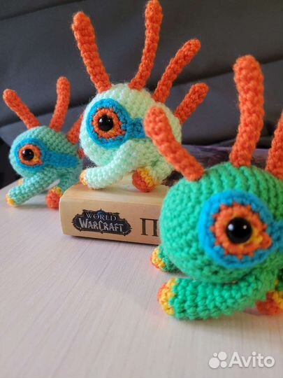 Вязаный мурлок из Warcraft