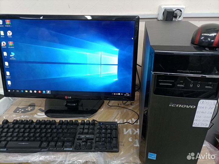 Игровой компьютер i3(7100) GeForce GT 440(2Гб)