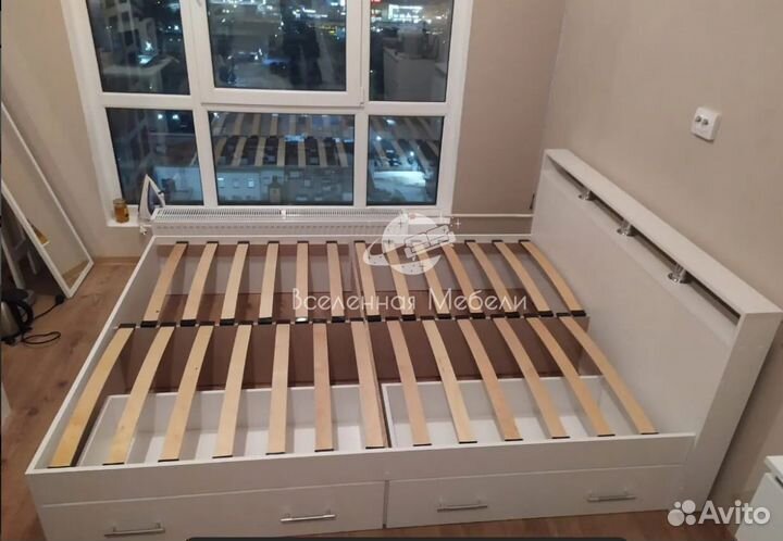 Кровать 160х200 с ящиками