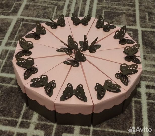 Сувенирный, подарочный торт, упаковка для подарка