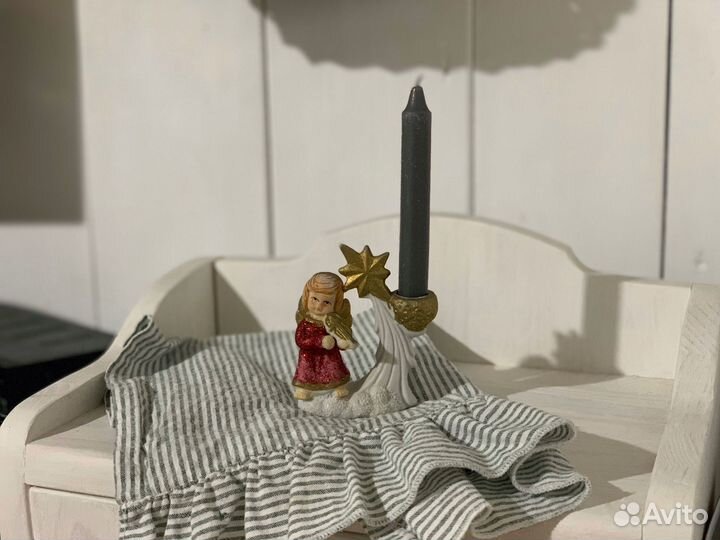 Винтажный подсвечник Италия декор для дома