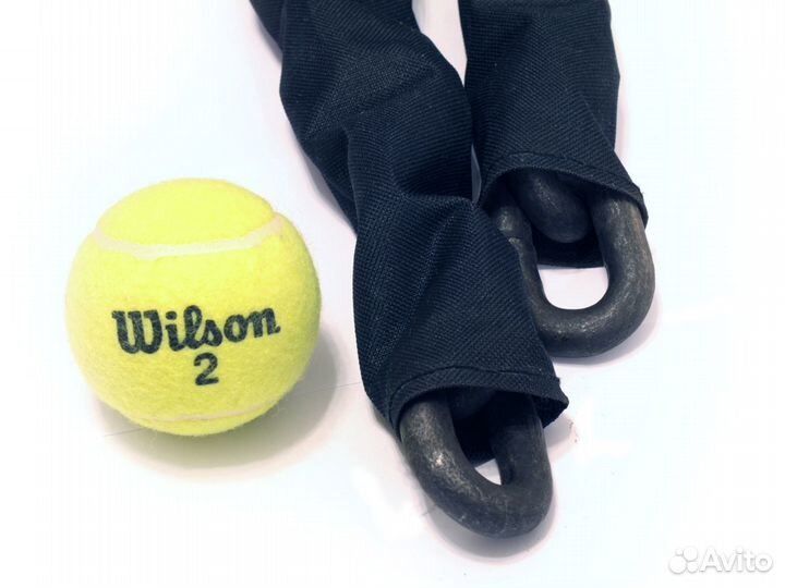 Цепь от угона мотоцикла с замком. 16 мм. 1 метр