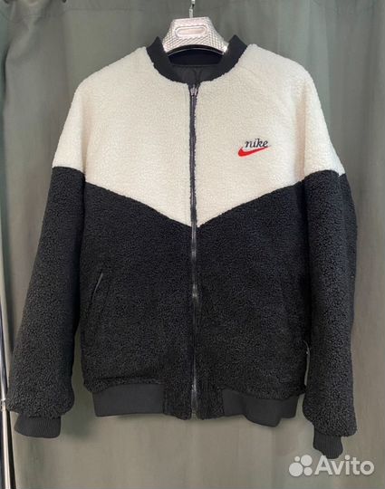 Бомбер nike двухсторонний