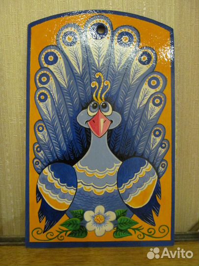 Разделочная доска с авторской росписью