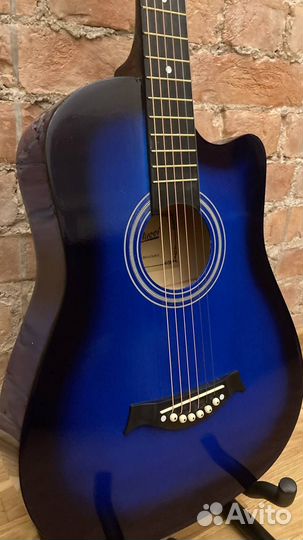 Гитара синяя