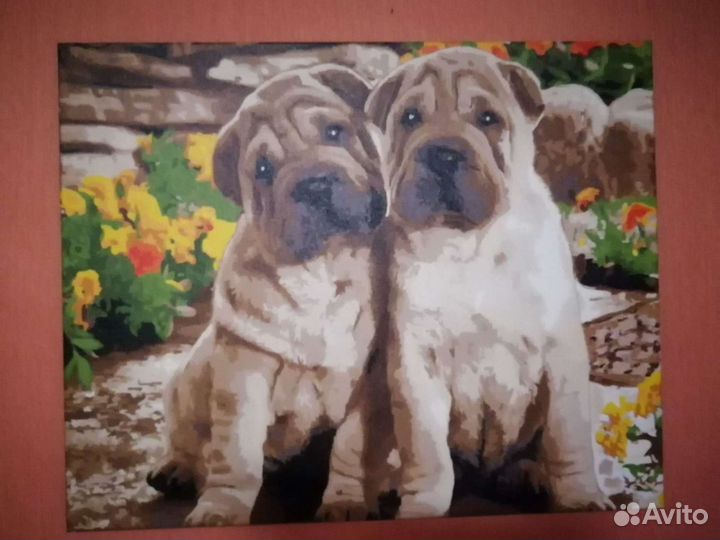 Готовая картина по номерам