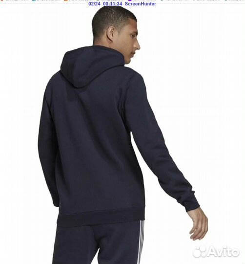 Худи спортивное adidas Essentials Fleece Hoodie