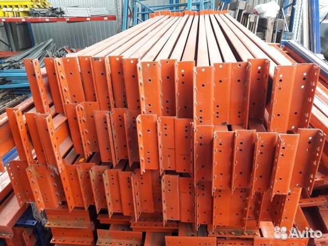 Стеллажи металлические паллетные