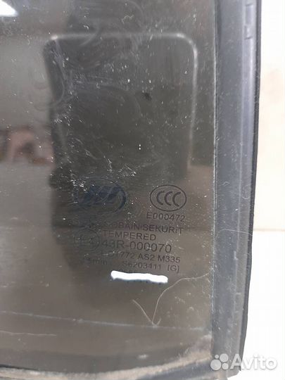 Стекло двери задней правой форточка Lifan X60 2012