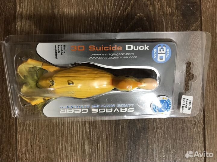 Воблер Утка Savage Gear 3D suicide duck 105