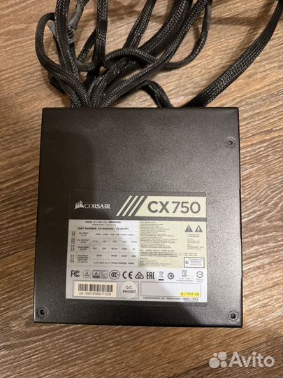 Блок питания corsair 750 w