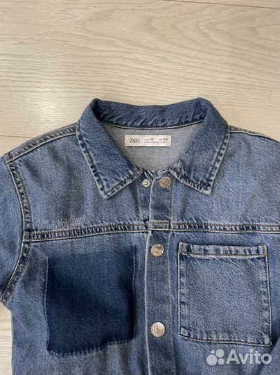 Джинсовое платье zara