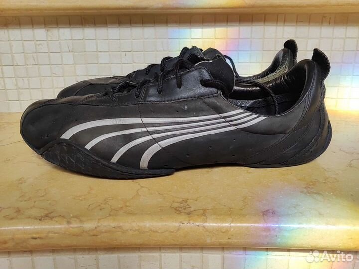 Кросовки puma, р.43,5, нат. замша, нат. кожа