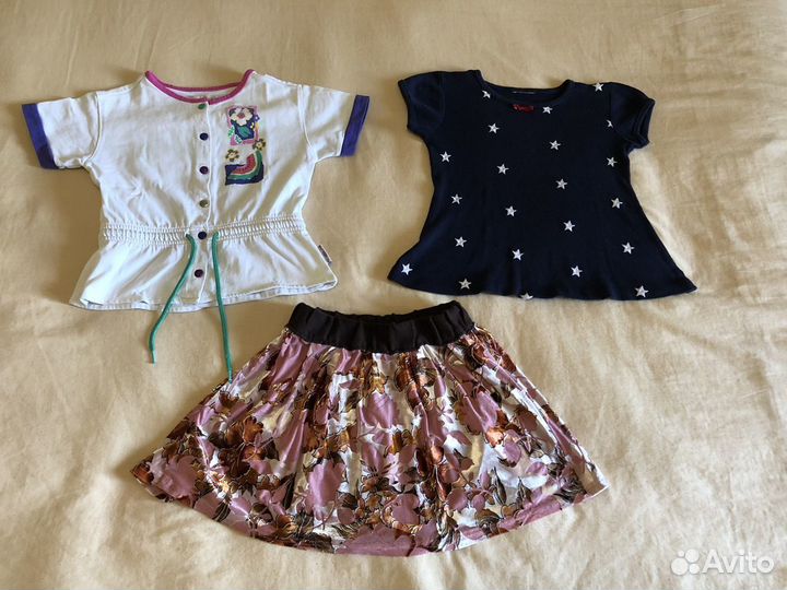 Пакет одежды на девочку 110