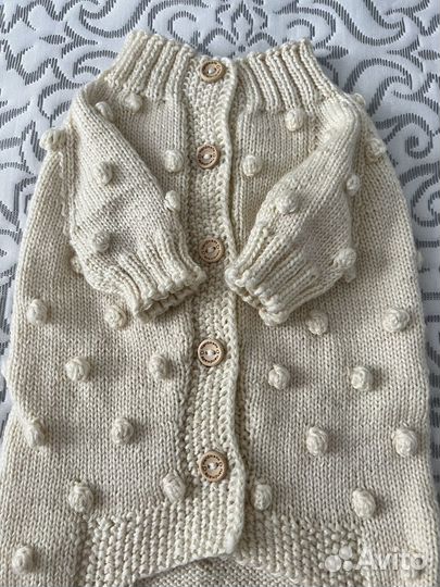 Вязаная кофта для собак