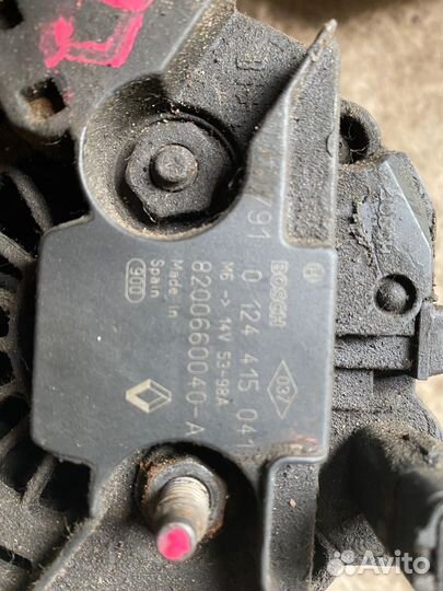 Генератор рено кангу