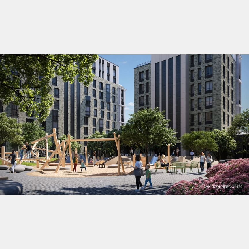 3-к. квартира, 84,1 м², 4/10 эт.