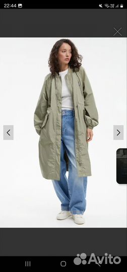 Плащ с кулиской