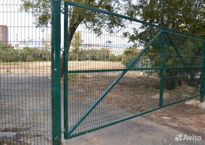 Забор из 3D сетки за 1 день под ключ