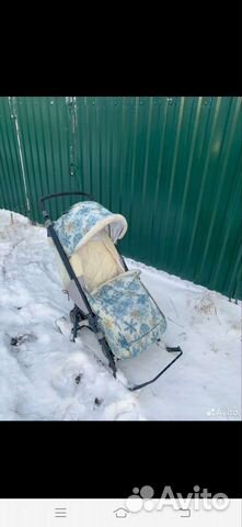 Детские санки коляска