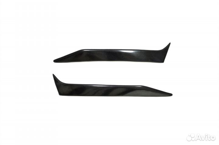 Накладки на передние фары(реснички) Skoda Octavia