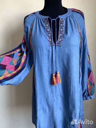 Платье Zara этно бохо 42-44