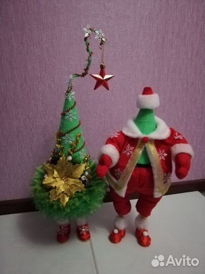 Елка новогодняя ручная работа