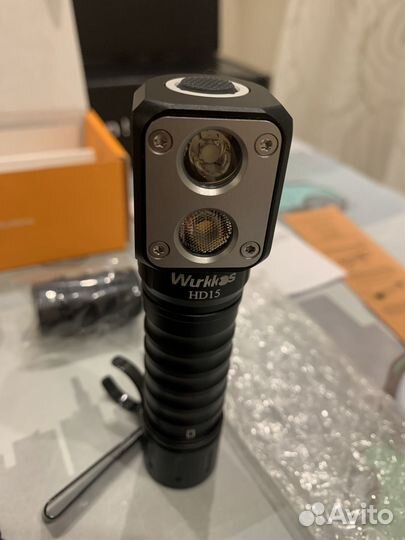 Налобный фонарь wurkkos HD15 2 А + аккумулятор