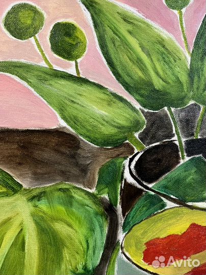 Картина маслом «Красные рыбки и кот» Матисс