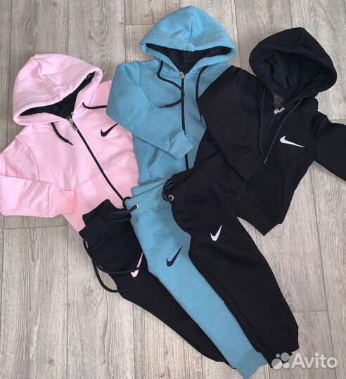 Детский костюм на флисе nike