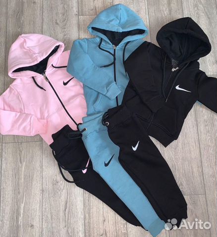 Детский костюм на флисе nike