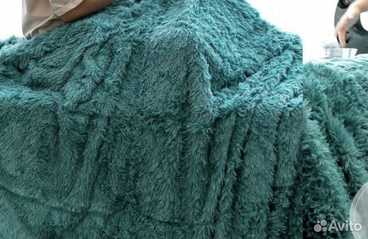 Плед покрывало новые евро пушистые