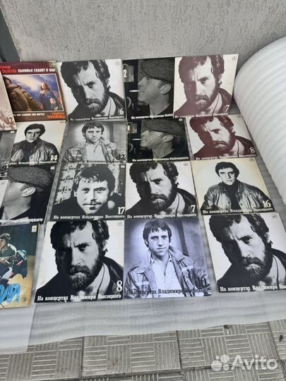 Пластинки виниловые Владимира Высоцкого номерные