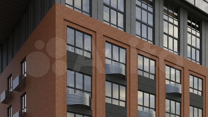 2-к. квартира, 63,8 м², 2/23 эт.