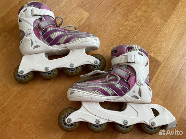 Роликовые коньки reaction rainbow