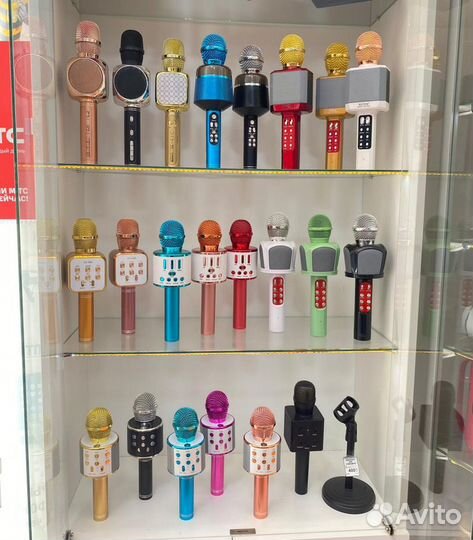 Караоке микрофоны Wster 858, 1816, 1828, Q7,YS-63